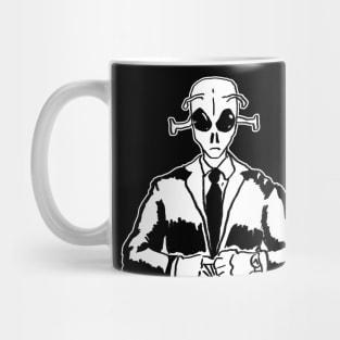 Alien in a suit Mug